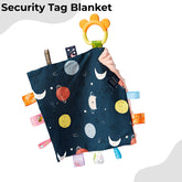 Muslin Baby Burp Cloths 60 X 60cm Blanket for Newborn (Blue)